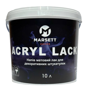 Acryl Lack Semmy Matt, White, 10 L